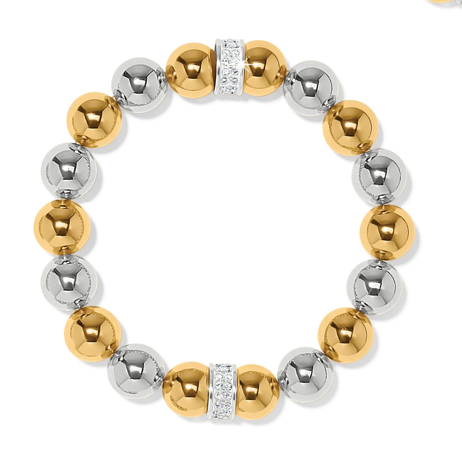 Meridian Stretch Bracelet silver-gold 14