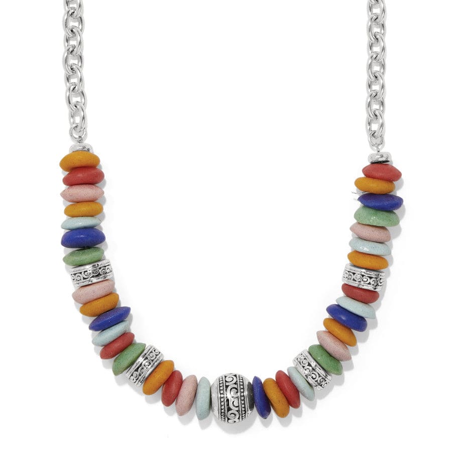 Mingle Medley Beaded Sphere Necklace silver-multi 1