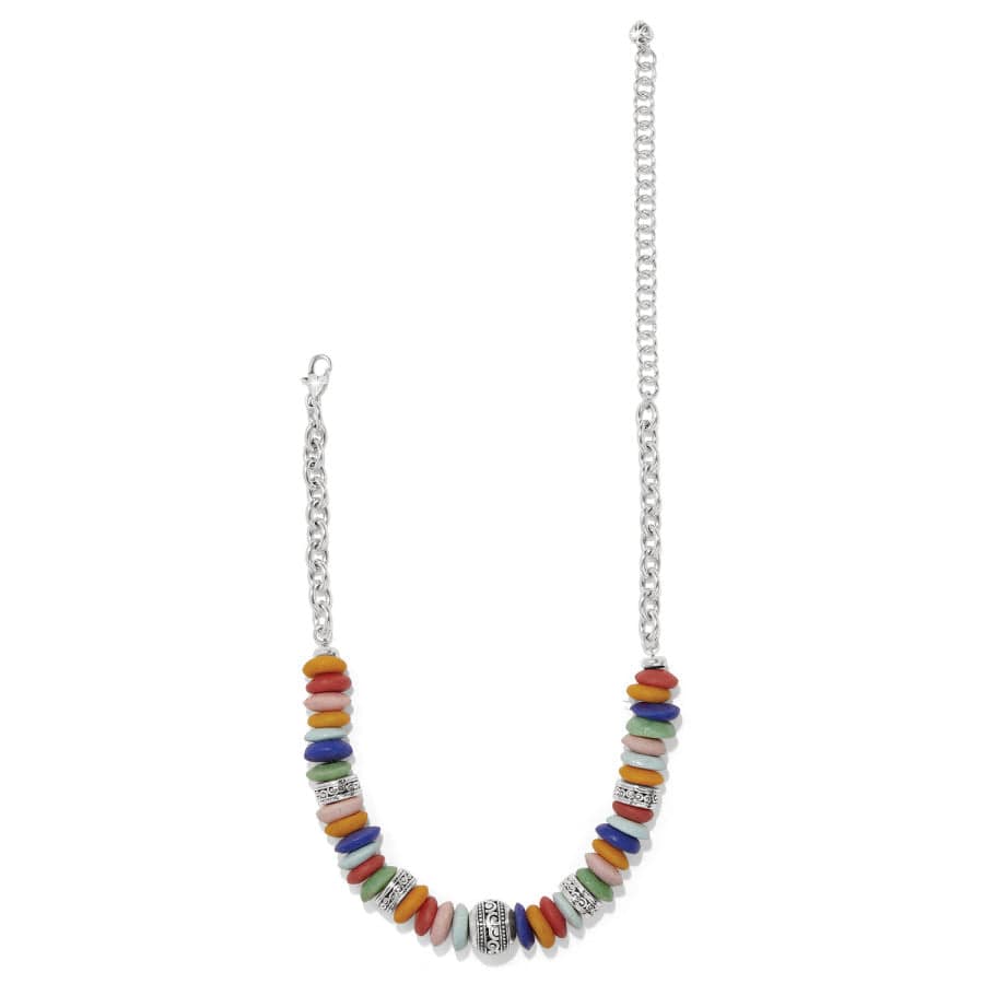 Mingle Medley Beaded Sphere Necklace silver-multi 2