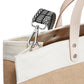 Mon Cheri East West Burlap Tote