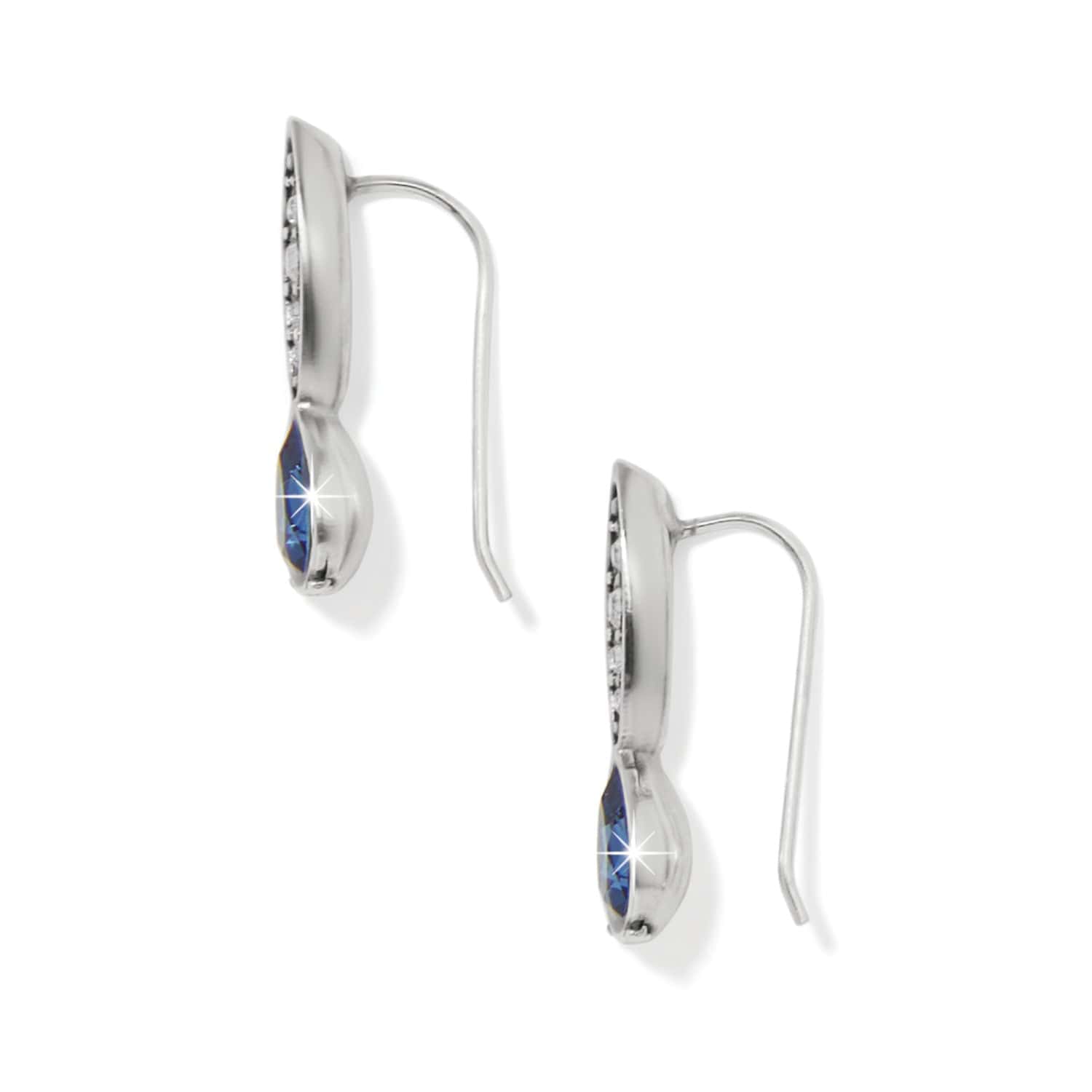 Mystery Of Love French Wire Earrings silver-blue 6