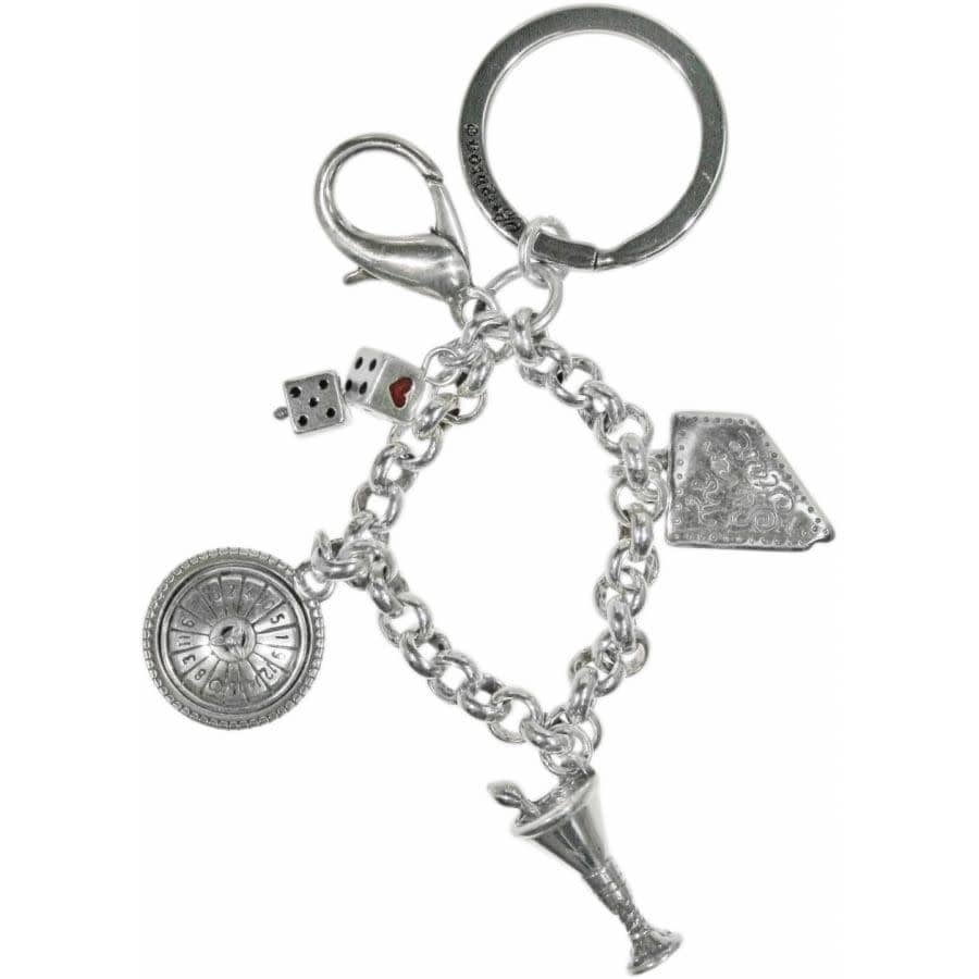 Nevada State Handbag Charm Key Fob silver 2