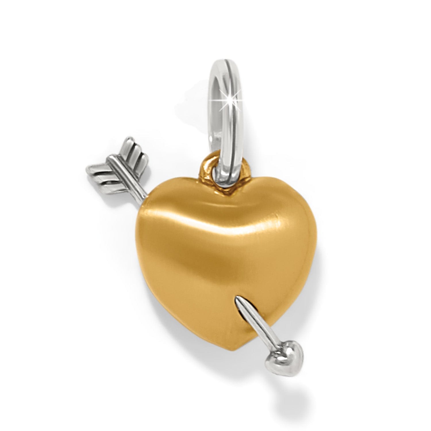 One Heart Arrow Charm gold-silver 1