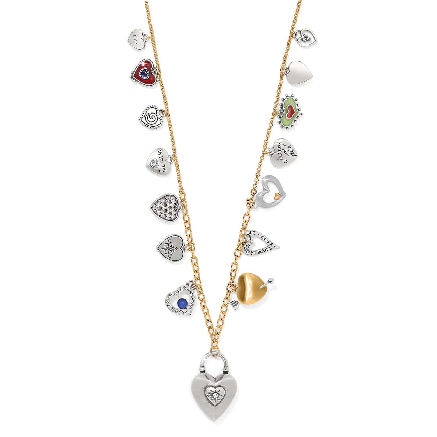 One Heart Long Necklace gold-multi 2