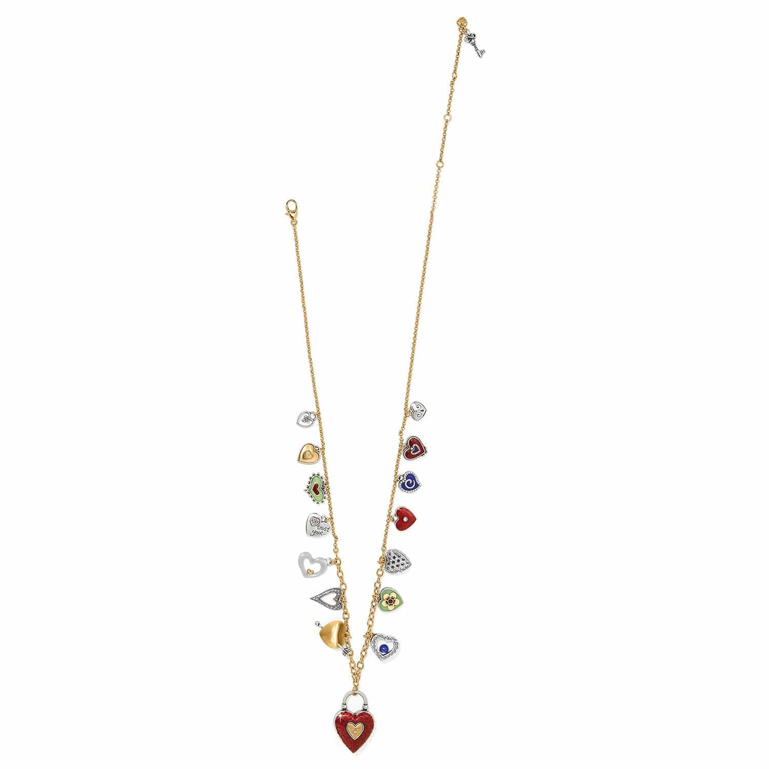 One Heart Long Necklace gold-multi 3