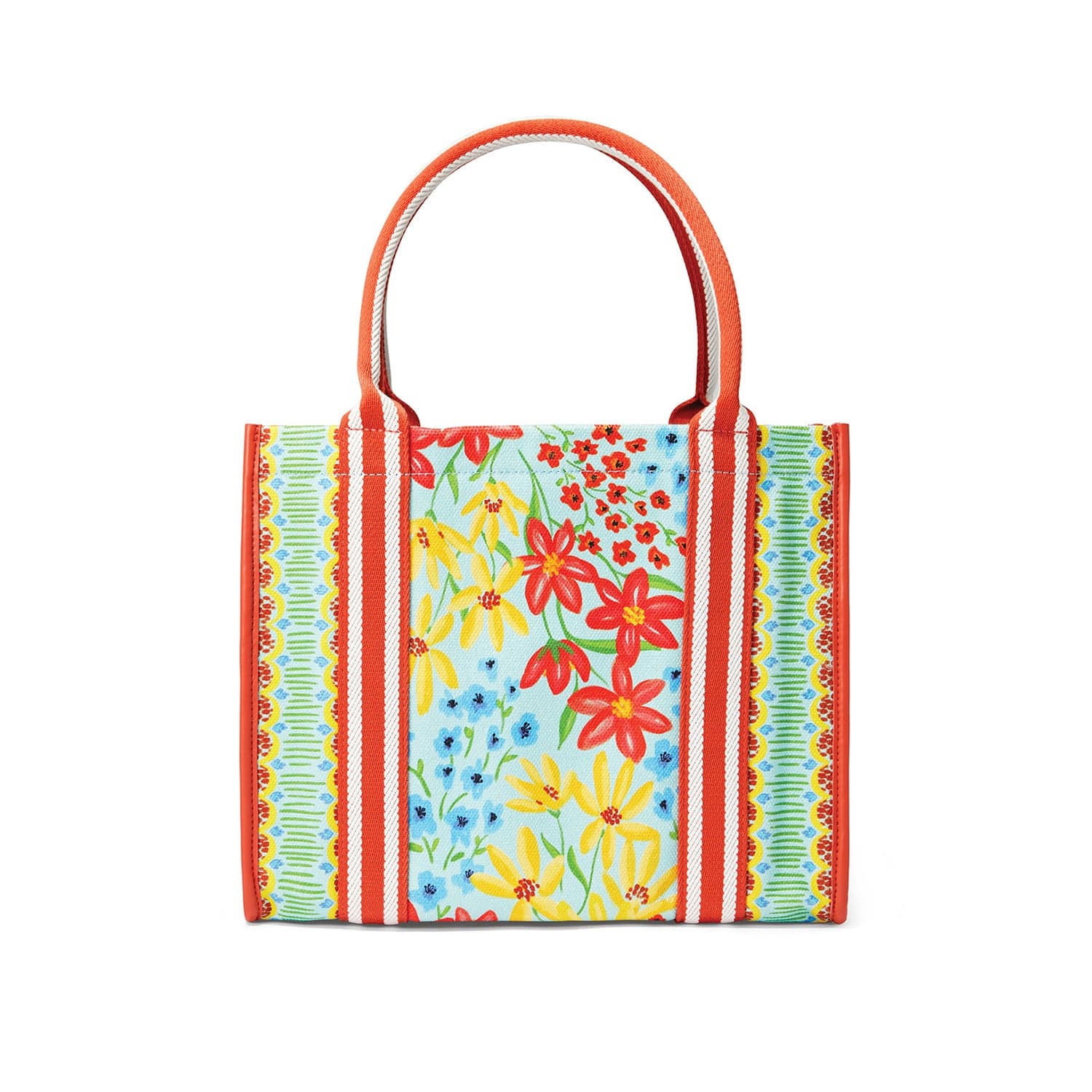 Painterly Garden Canvas Carryall multi 3