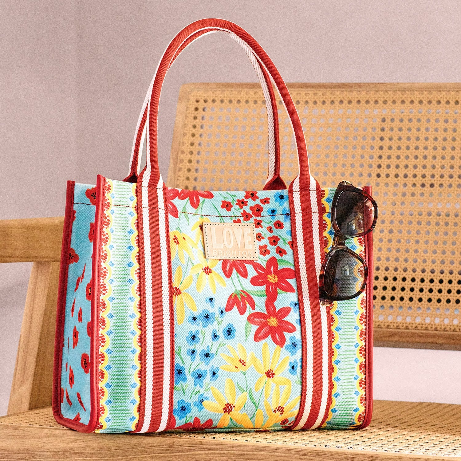 Painterly Garden Canvas Carryall multi 5