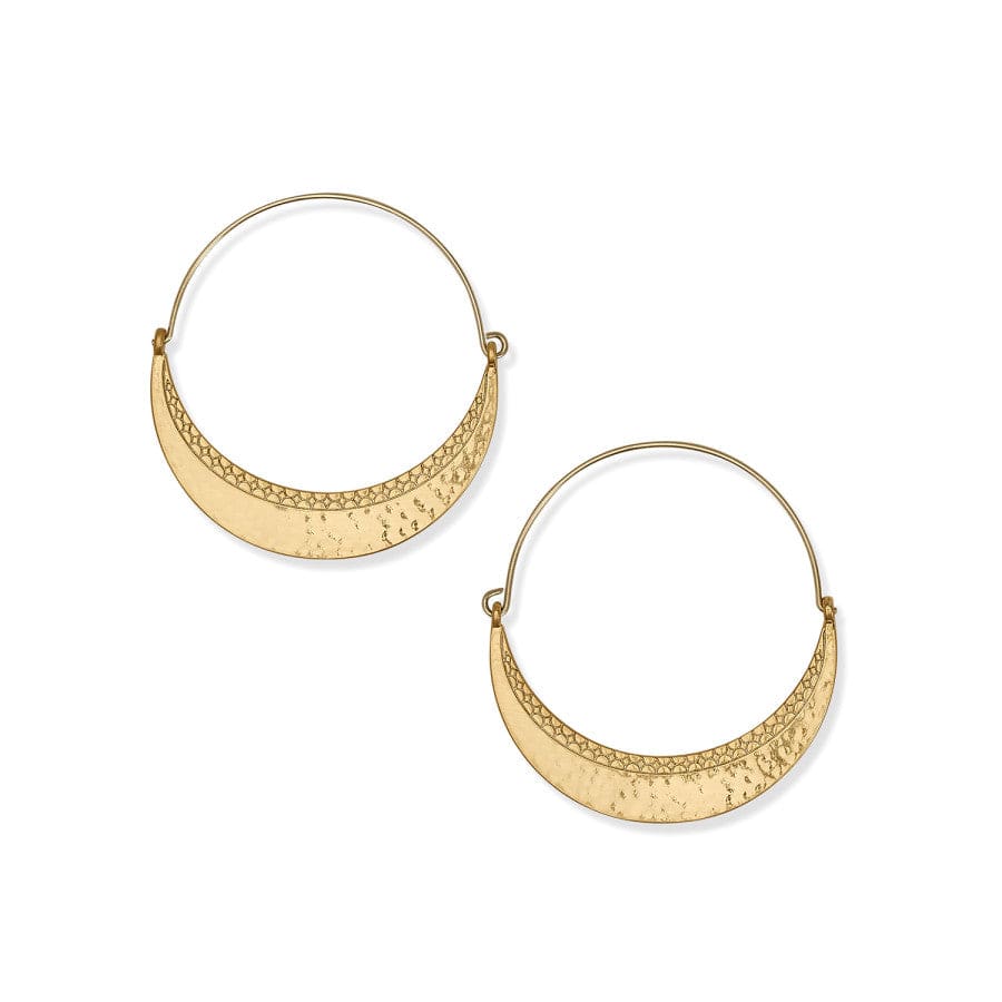 Palm Canyon Large Hoop Earrings gold 1