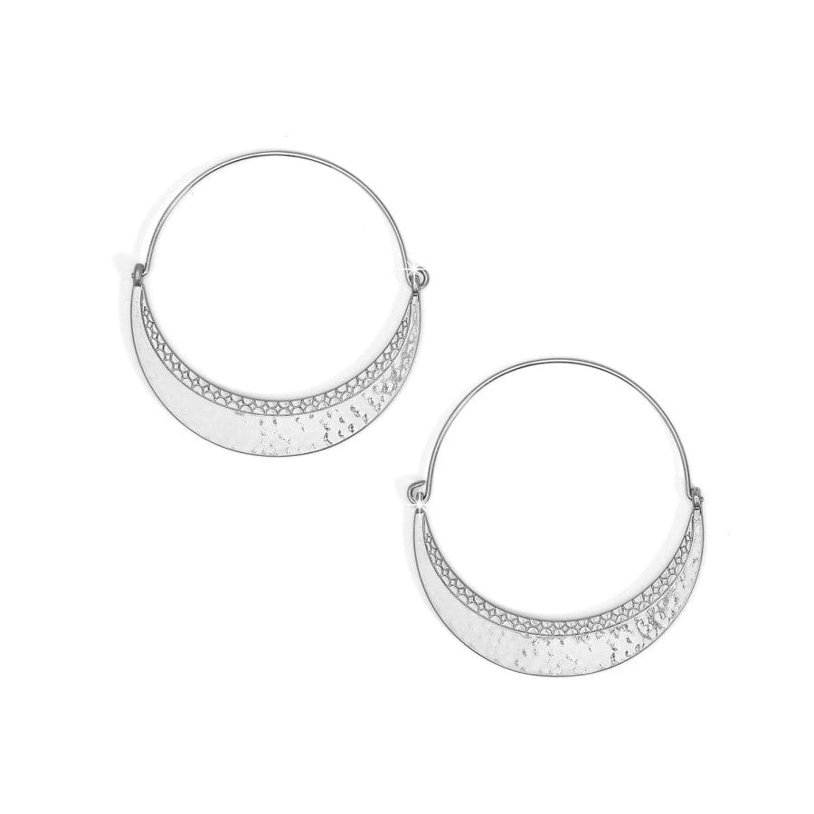 Palm Canyon Large Hoop Earrings silver 2