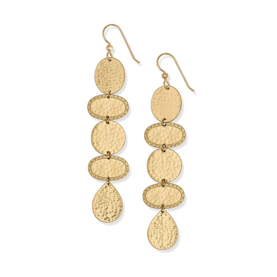 Palm Canyon Long French Wire Earrings gold 3