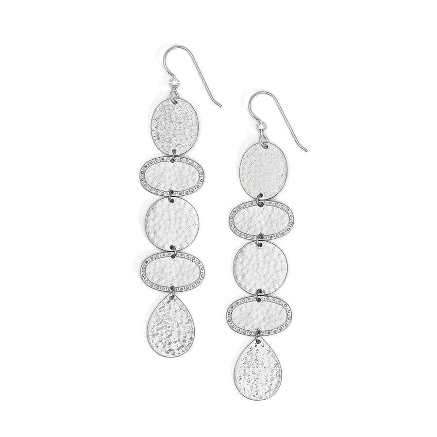 Palm Canyon Long French Wire Earrings silver 1