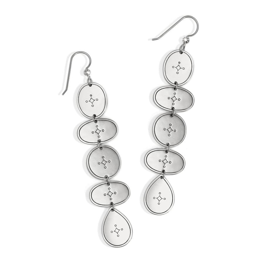 Palm Canyon Long French Wire Earrings silver 2