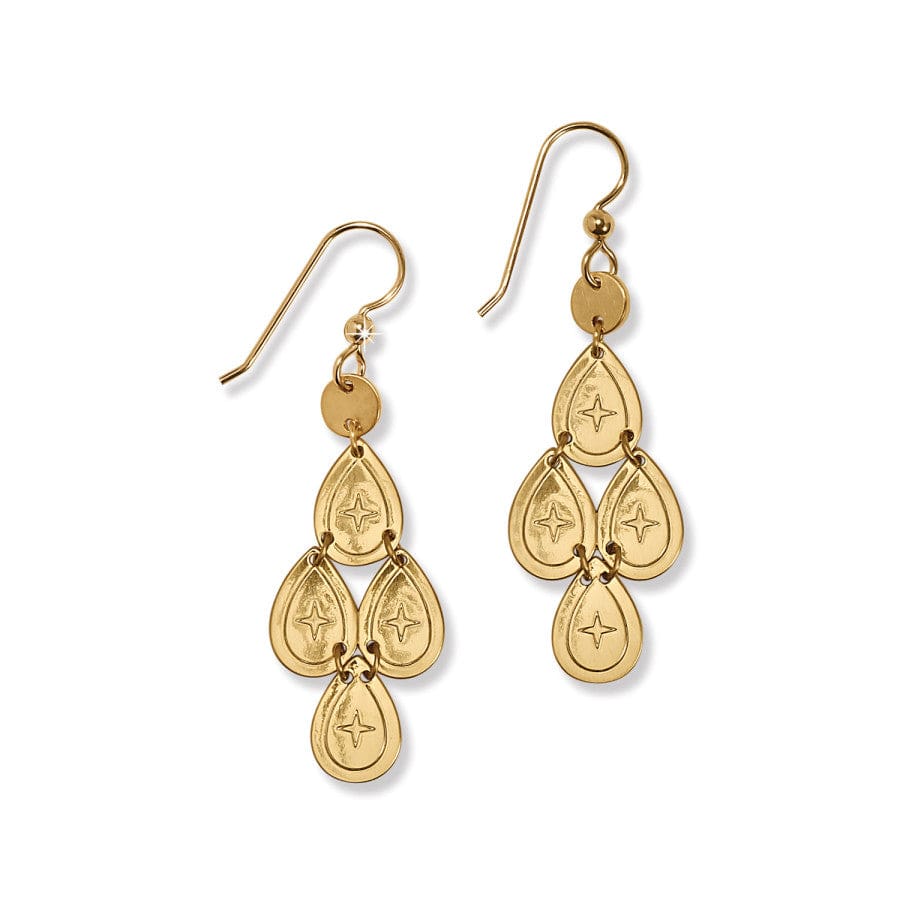 Palm Canyon Small Teardrop French Wire Earrings gold 4