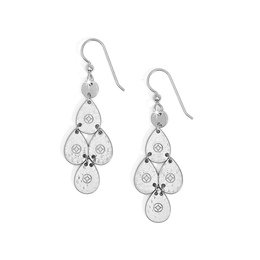 Palm Canyon Small Teardrop French Wire Earrings silver 2