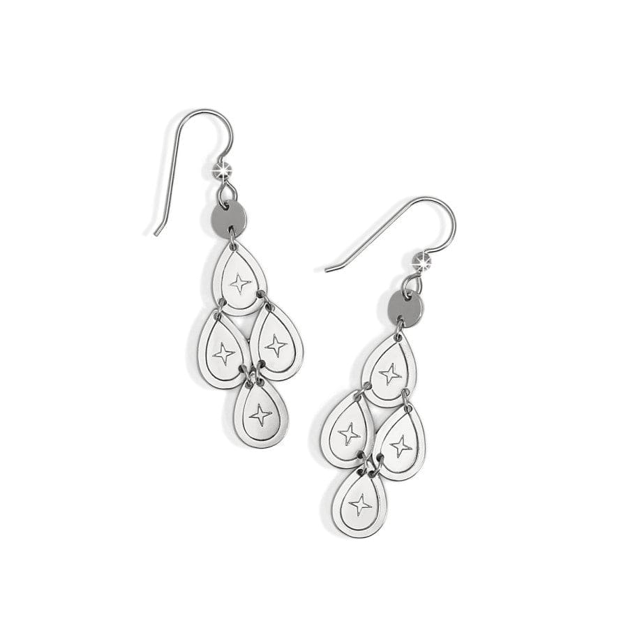 Palm Canyon Small Teardrop French Wire Earrings silver 3