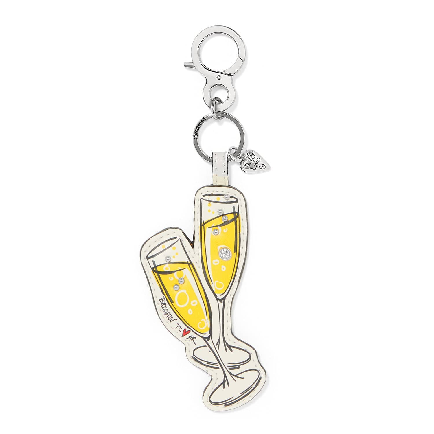 Paris Blooms Champagne For Two Handbag Fob multi 1