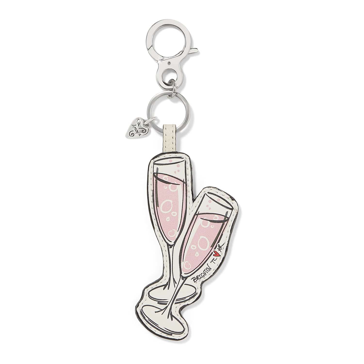 Paris Blooms Champagne For Two Handbag Fob multi 2