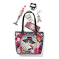 Paris Blooms Large Saffian Tote