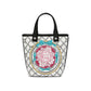 Paris Blooms Mini Saffiano Tote