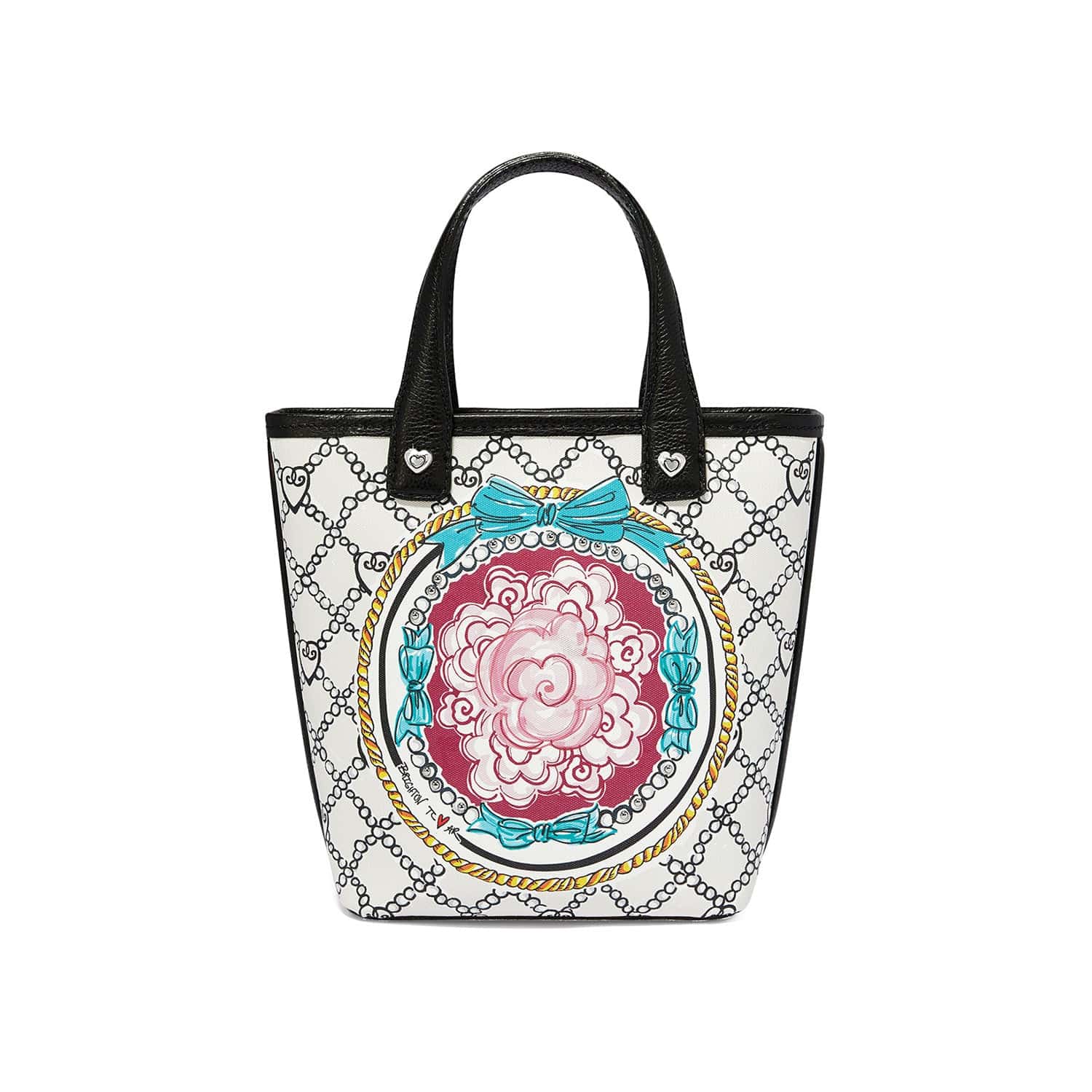 Paris Blooms Mini Saffiano Tote multi 3