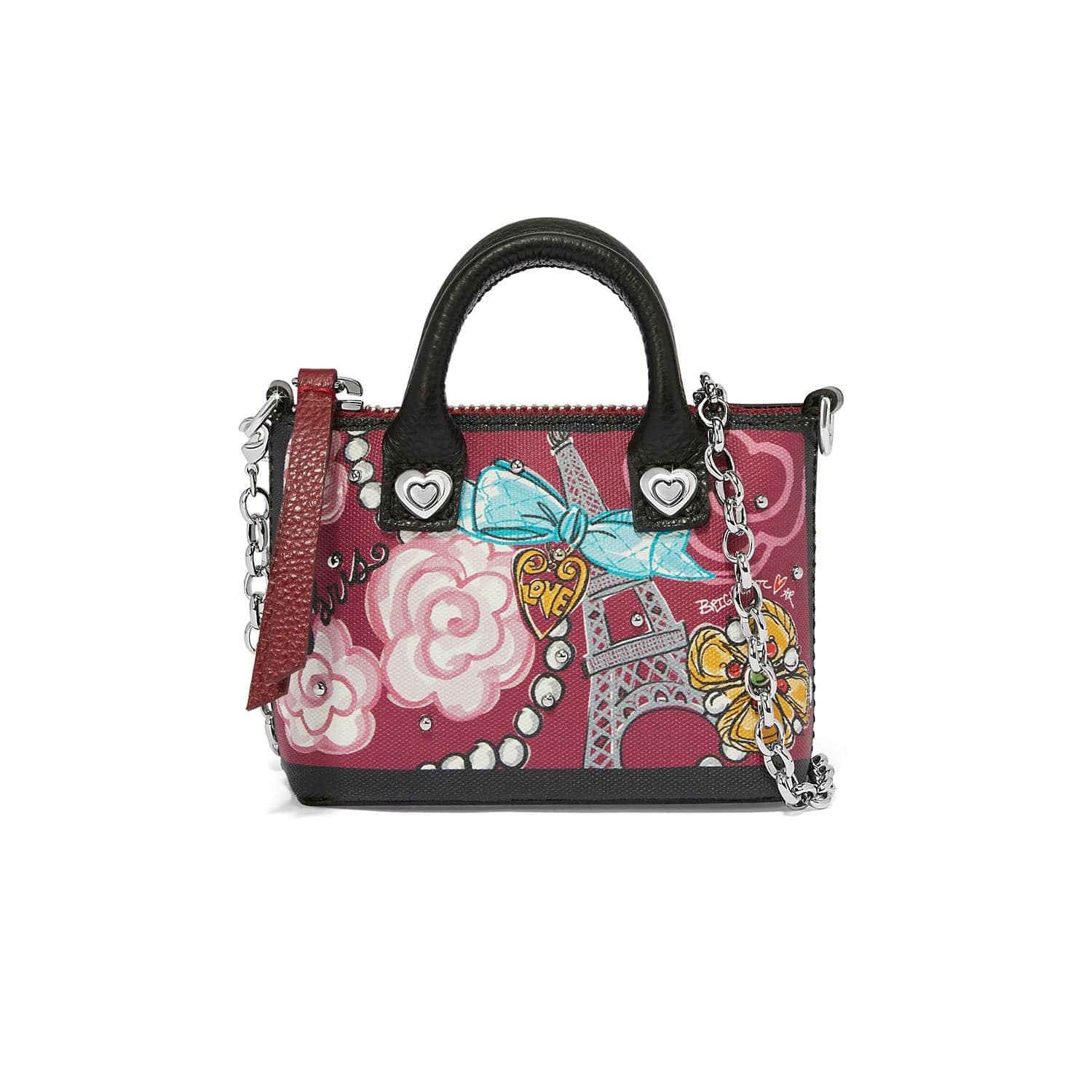 Paris Blooms Saffian Micro Bag multi 1