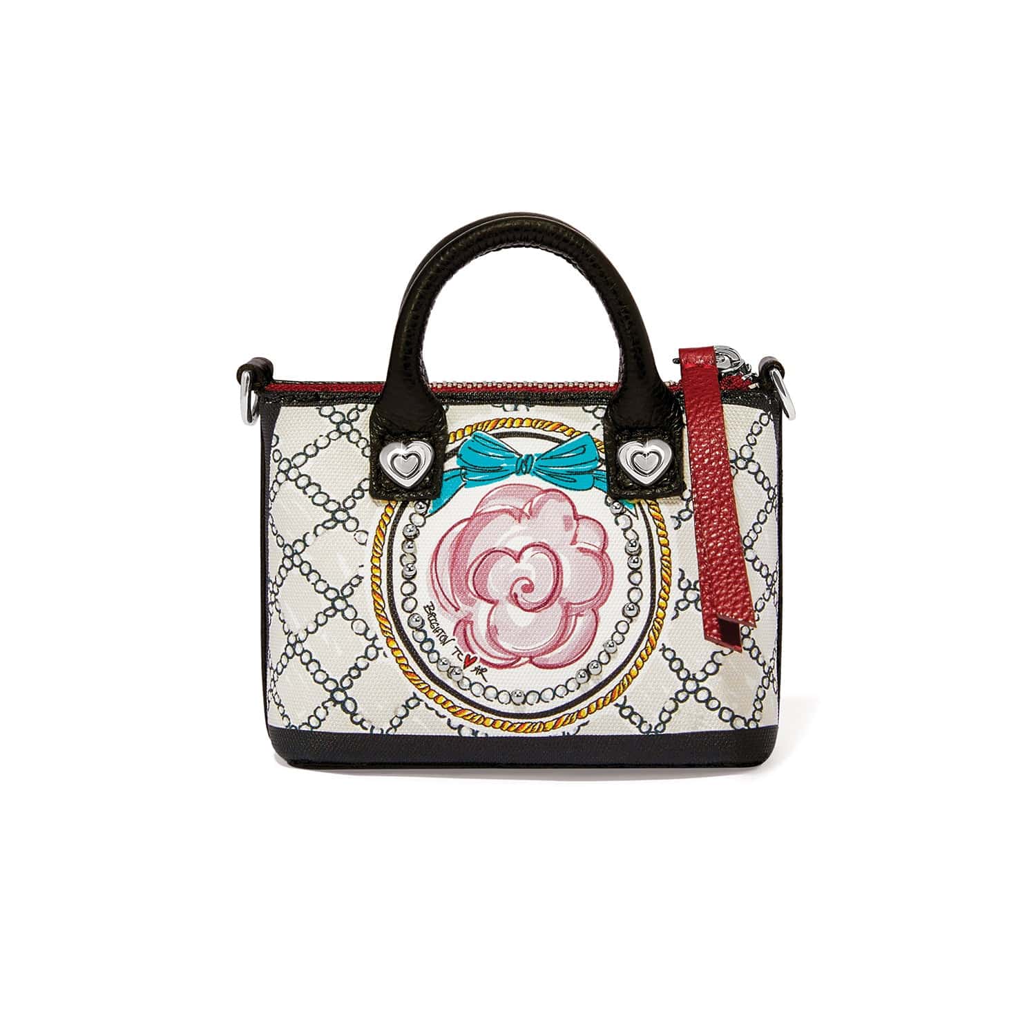 Paris Blooms Saffian Micro Bag multi 3