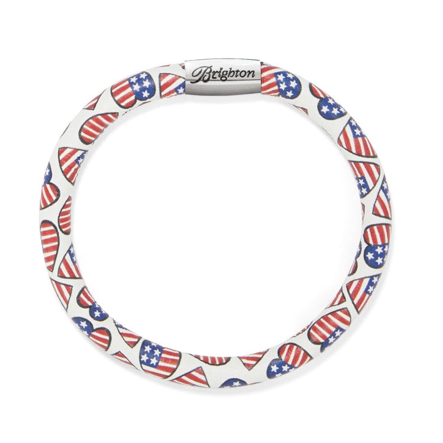 Patriotic Luv Woodstock Bracelet red-white-blue 1