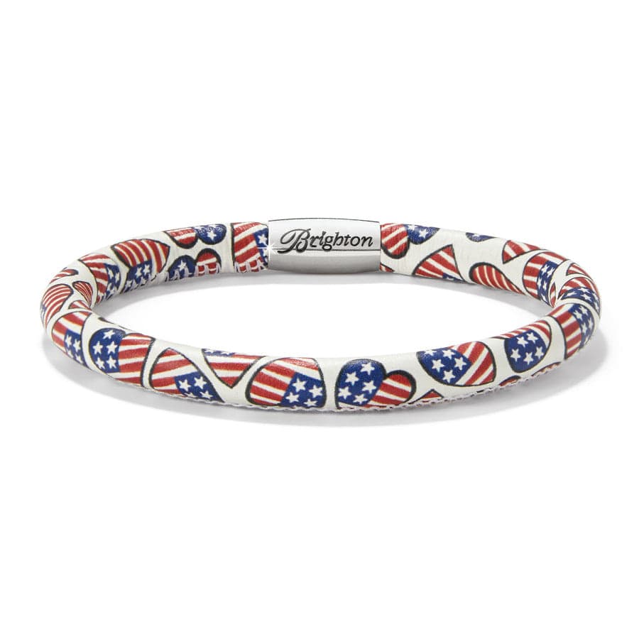 Patriotic Luv Woodstock Bracelet red-white-blue 2