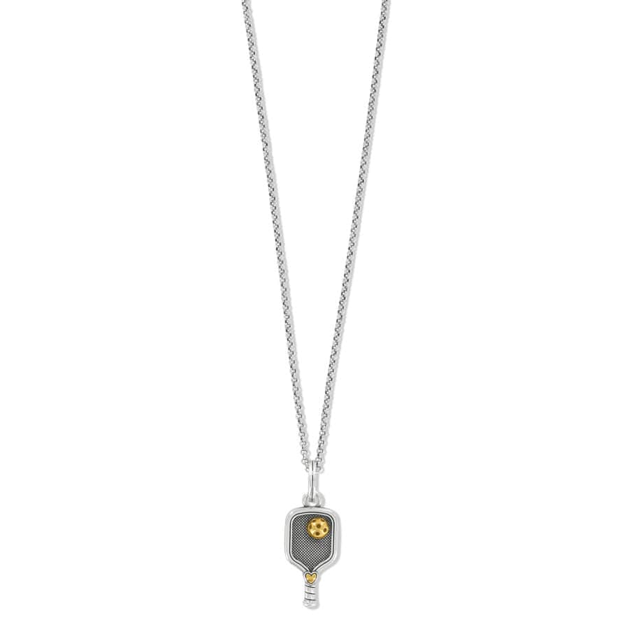 Pickleball Necklace silver-gold 1