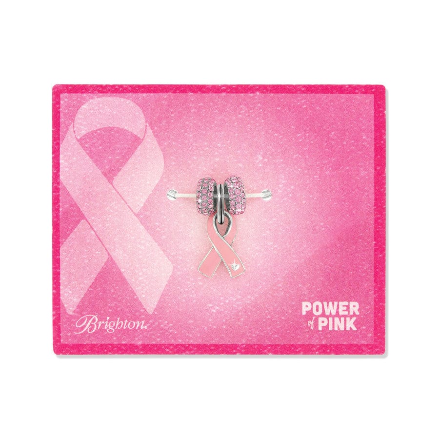 Power Of Pink Glitter Charm Set silver-pink 1