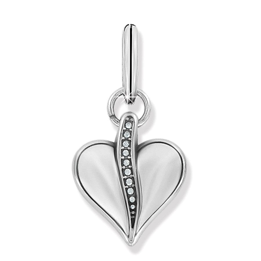 Precious Heart Charm silver 1