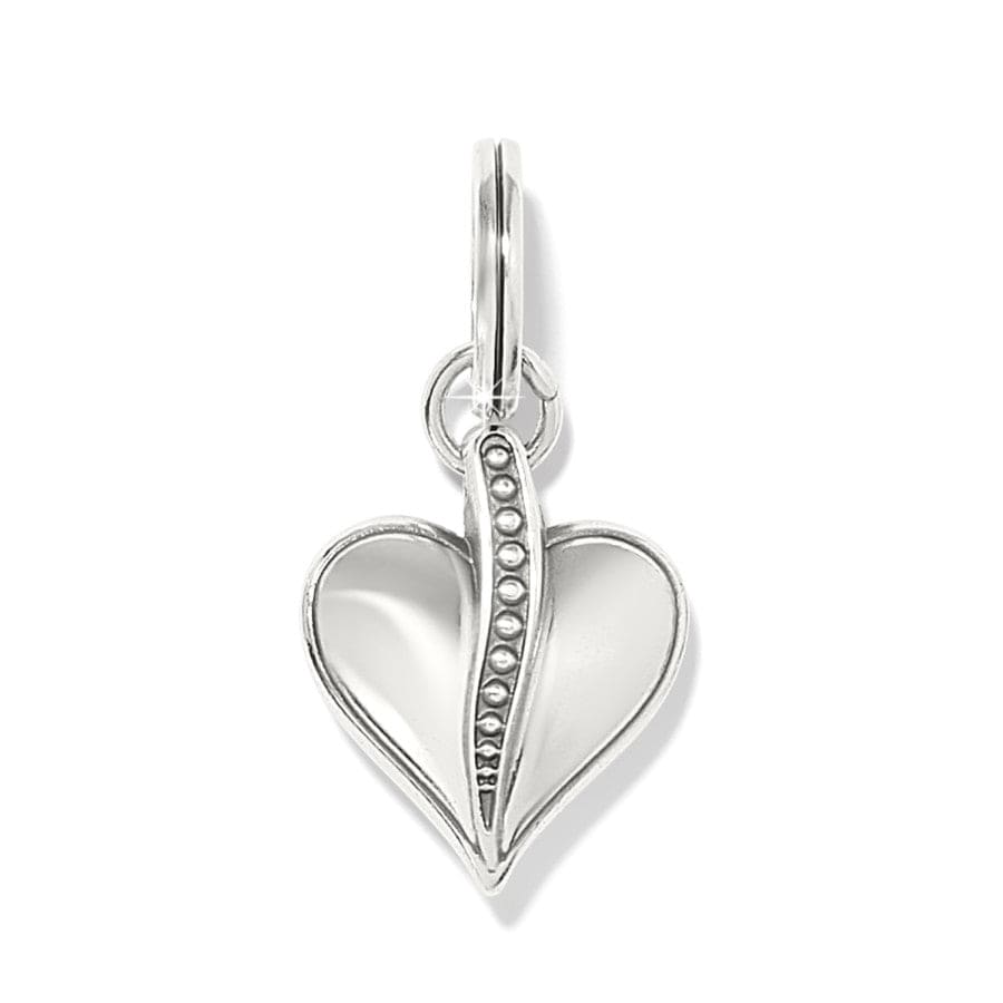 Precious Heart Charm silver 2