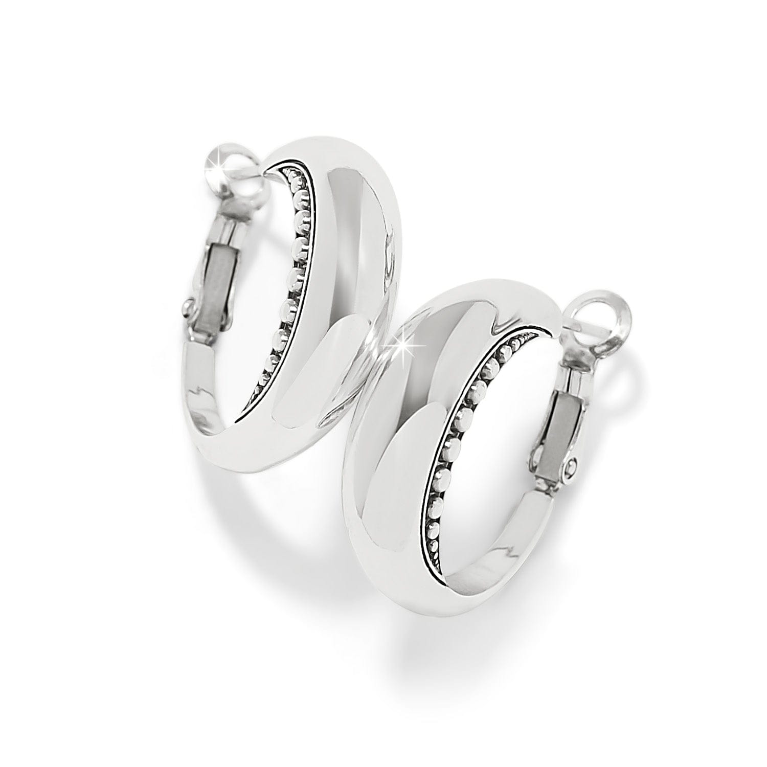 Pretty Tough Arch Hoop Earrings silver 1