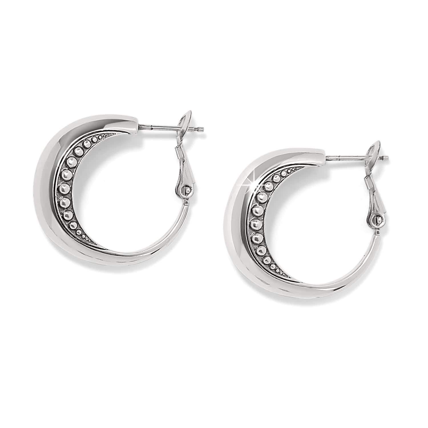 Pretty Tough Arch Hoop Earrings silver 2