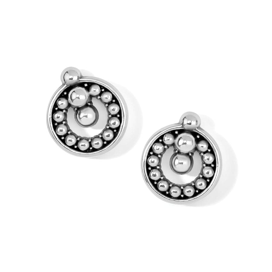 Pretty Tough Dot Ring Post Earrings silver 2