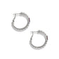 Pretty Tough Gem Hoop Earrings