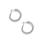 Pretty Tough Gem Hoop Earrings