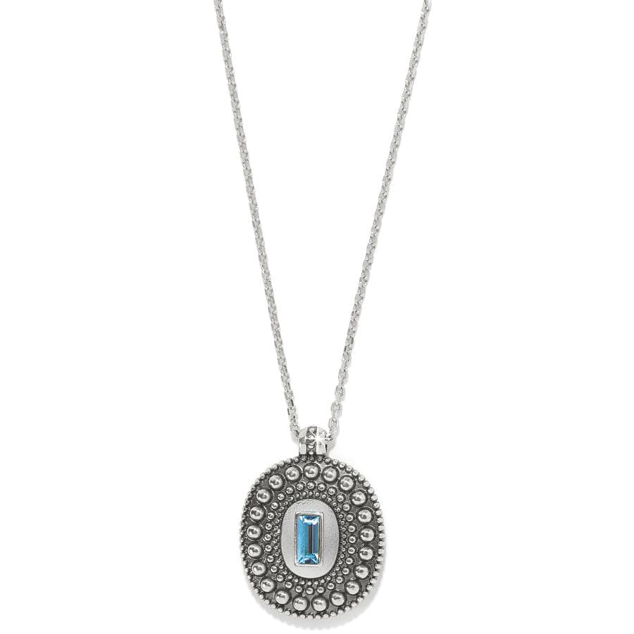 Pretty Tough Gem Necklace silver-aqua 1