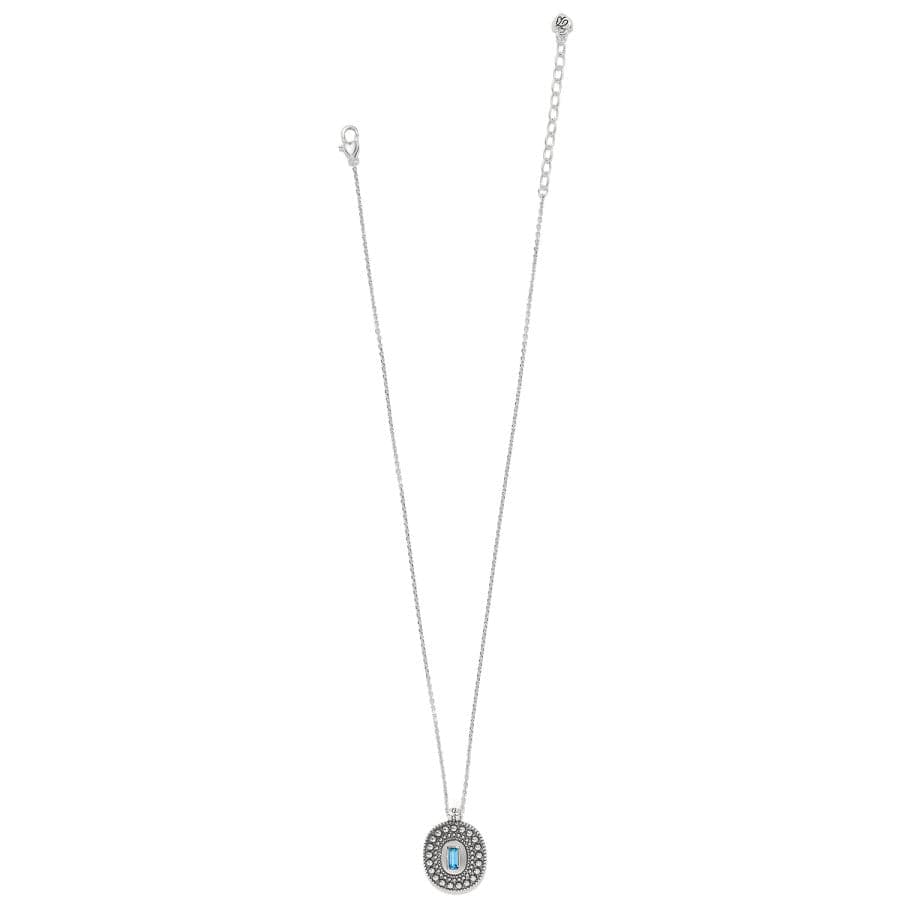 Pretty Tough Gem Necklace silver-aqua 7