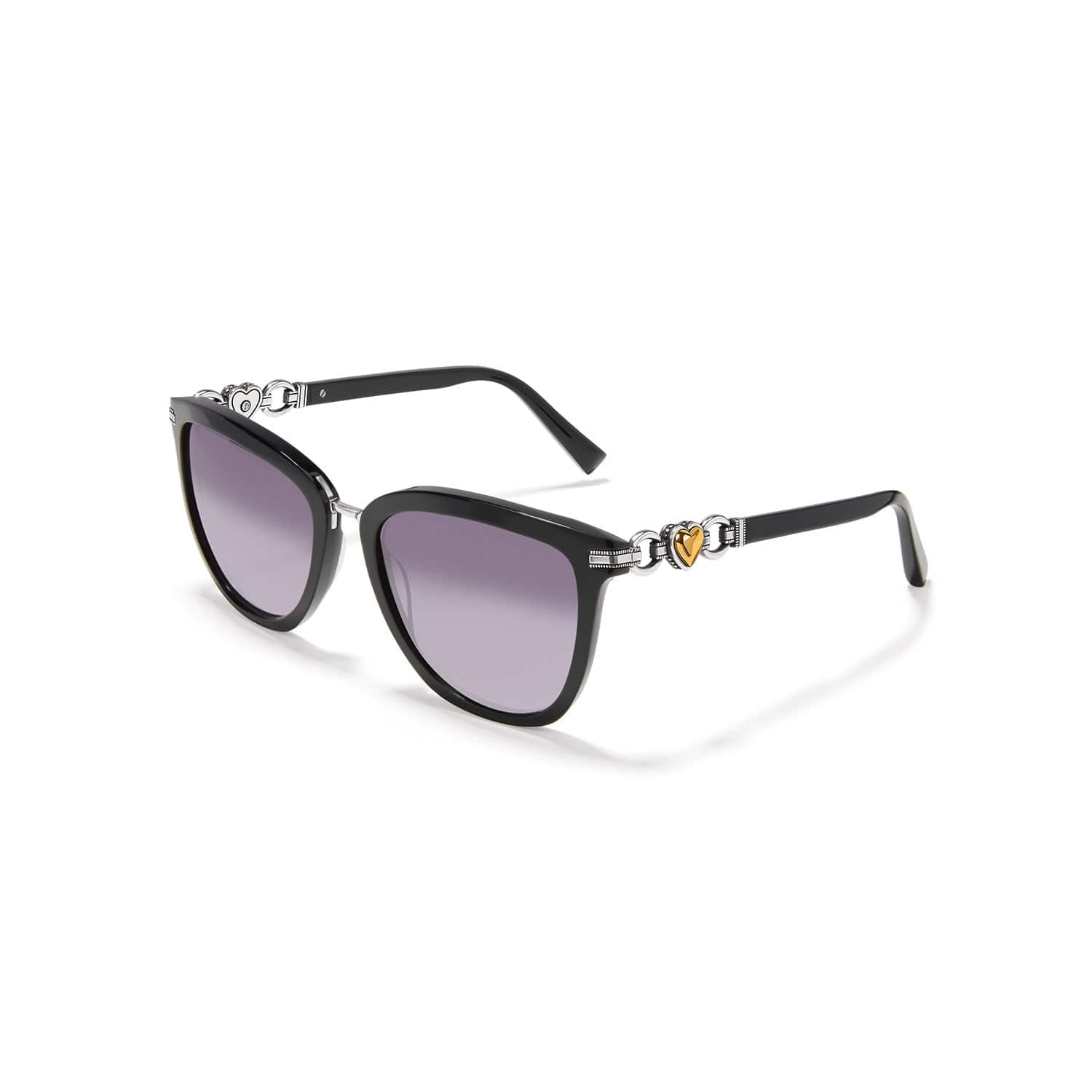 Pretty Tough Two Tone Heart Sunglasses black 1