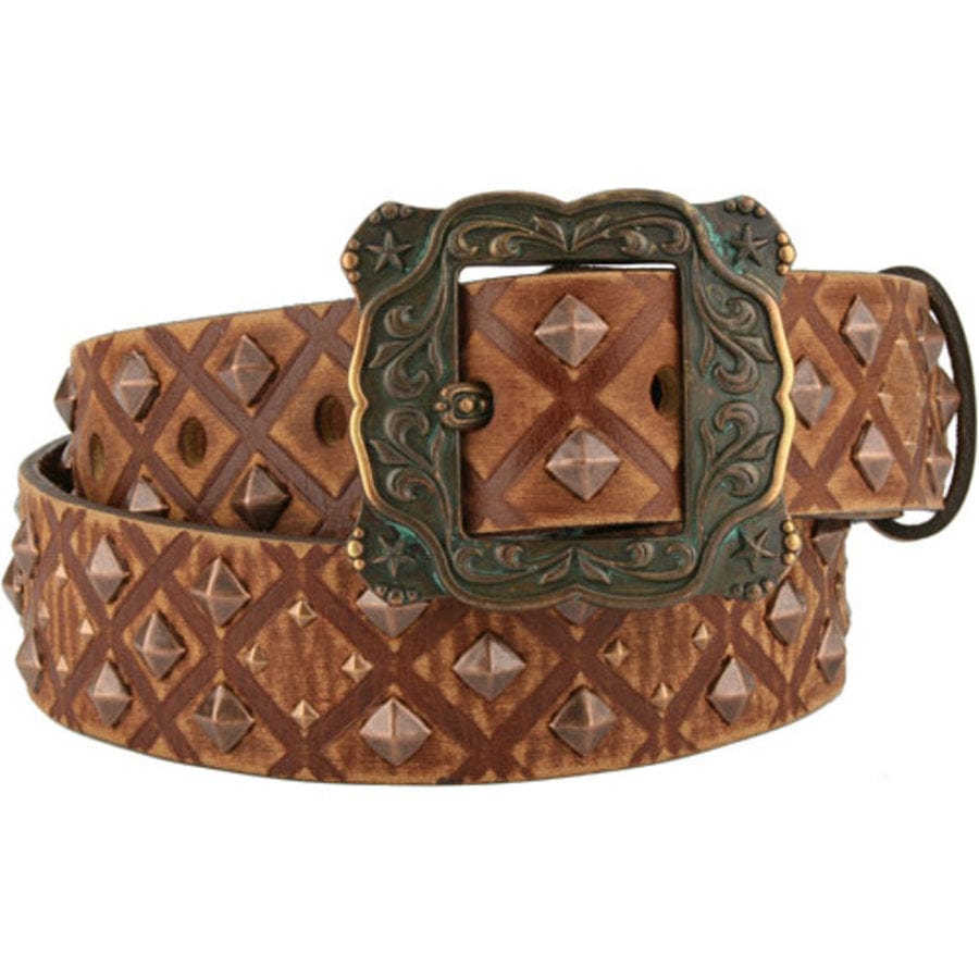 Rough Diamond Belt tan 1