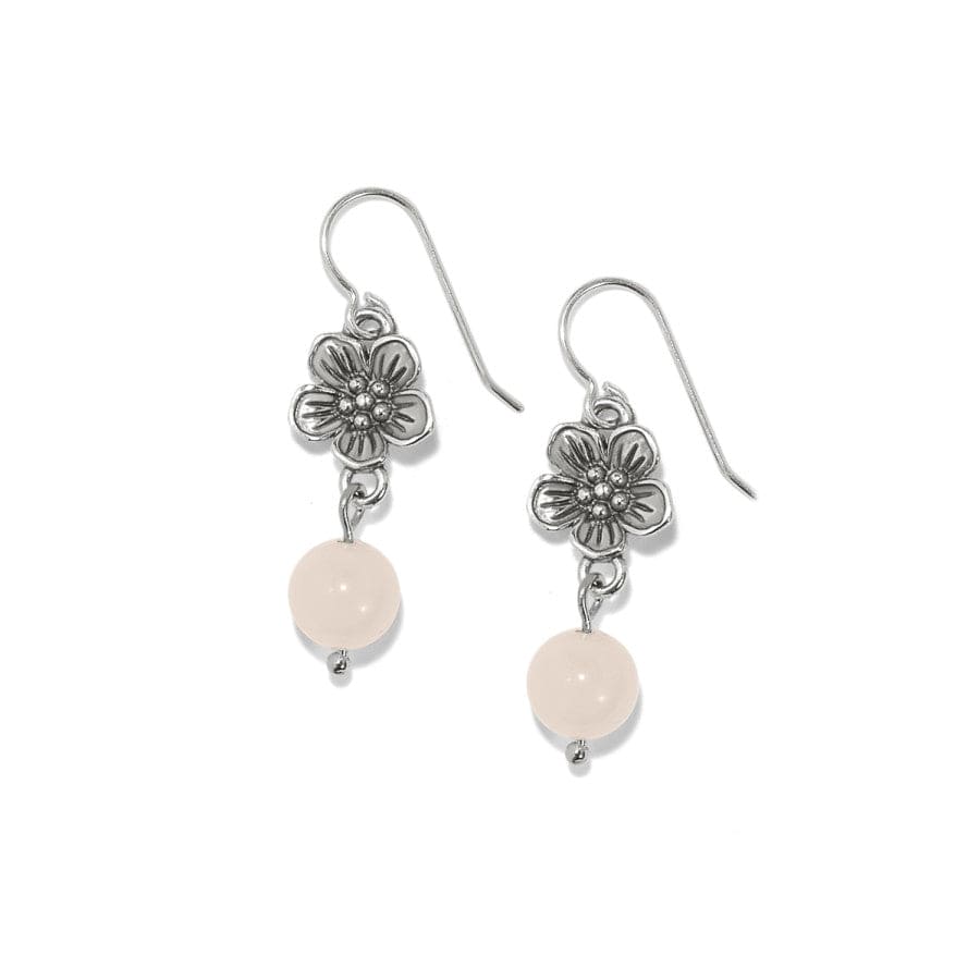 Sakura Beaded French Wire Earrings silver-pink 1