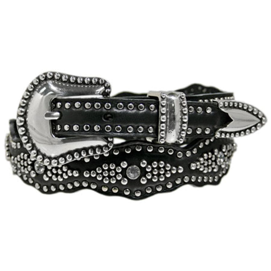 Silver Reef Scallop Belt black 1