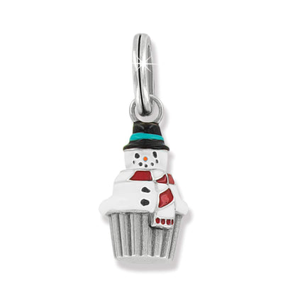 Snowman Cupcake Charm