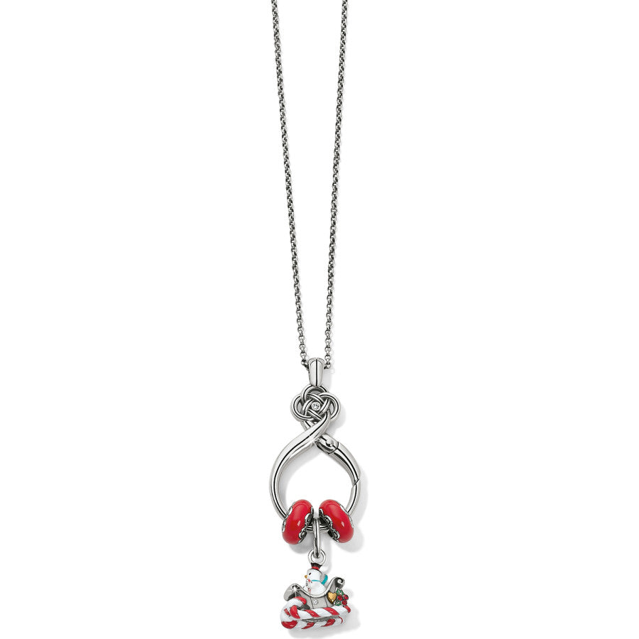 Snowman Sleigh Charm silver-multi 4