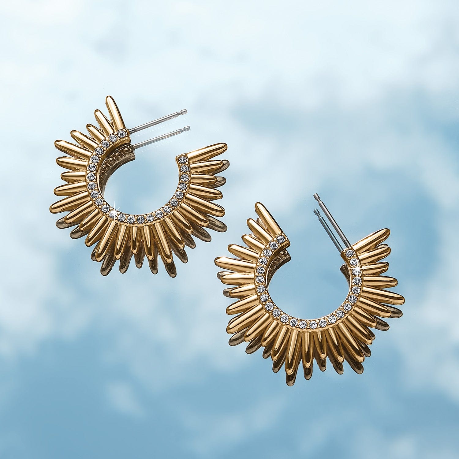 Solara Hoop Earrings gold 4