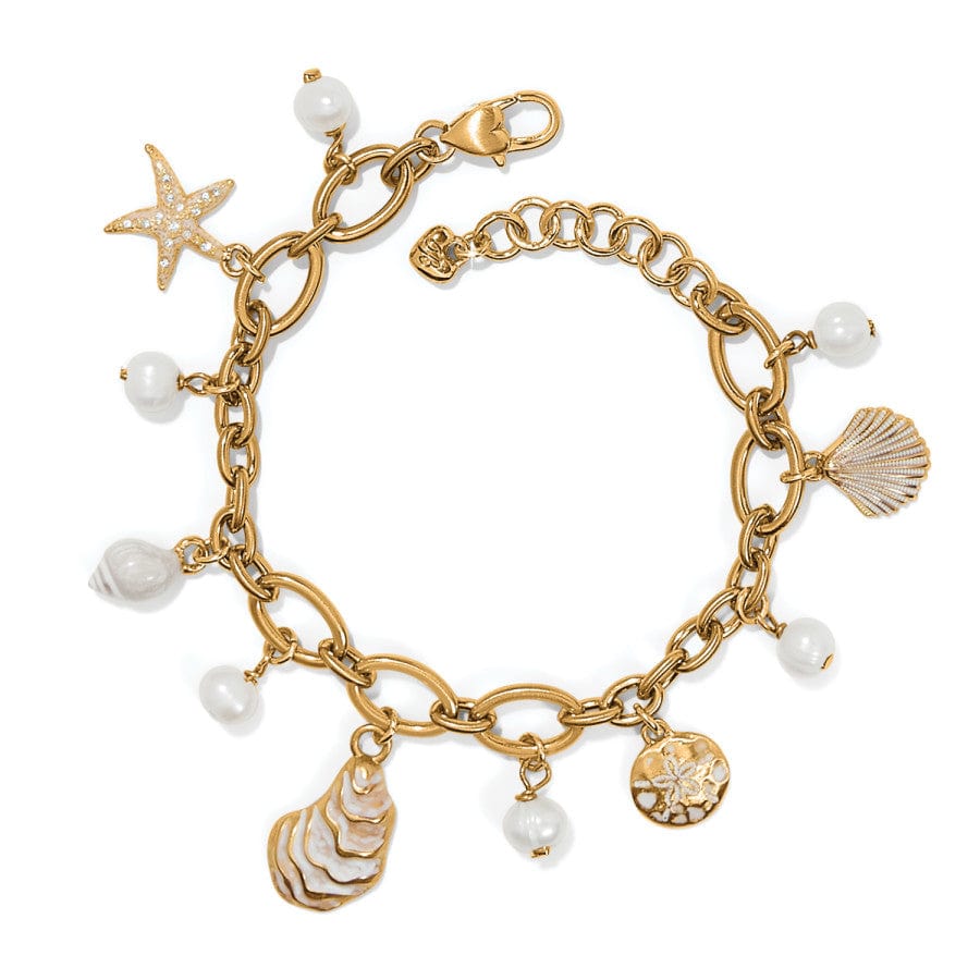 Sunset Cove Pearl Charm Bracelet gold-pearl 1