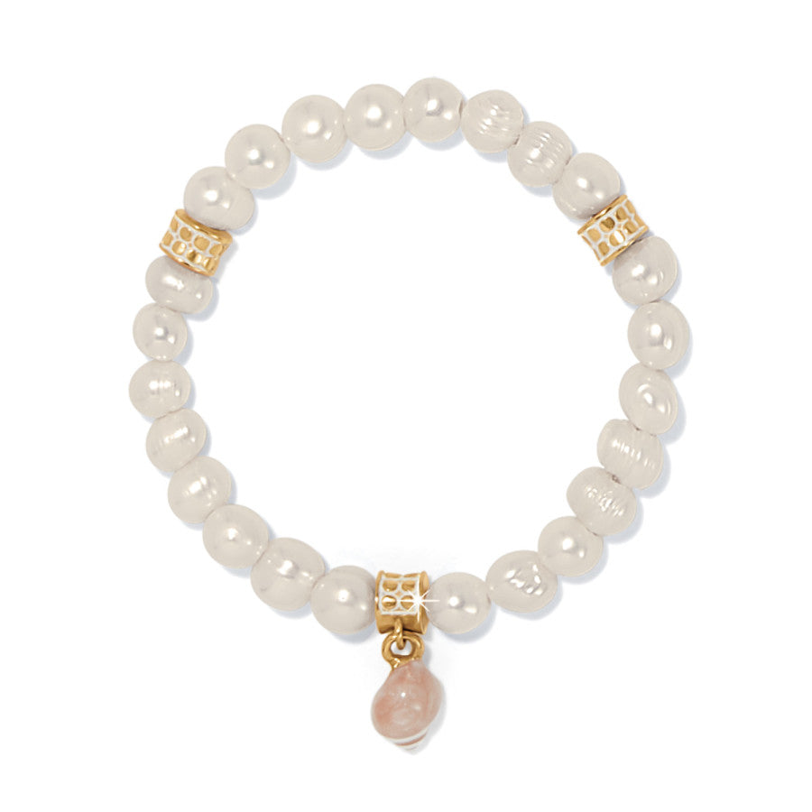 Sunset Cove Poli Pearl Stretch Bracelet gold-pearl 1