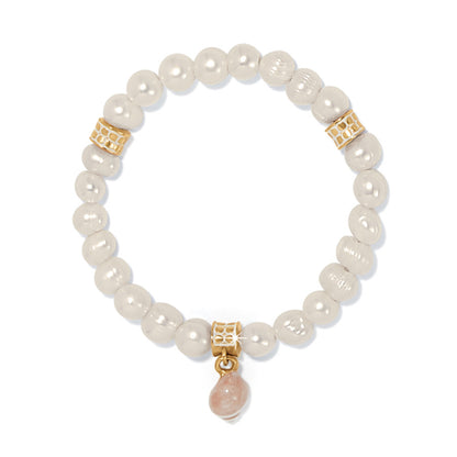 Sunset Cove Poli Pearl Stretch Bracelet