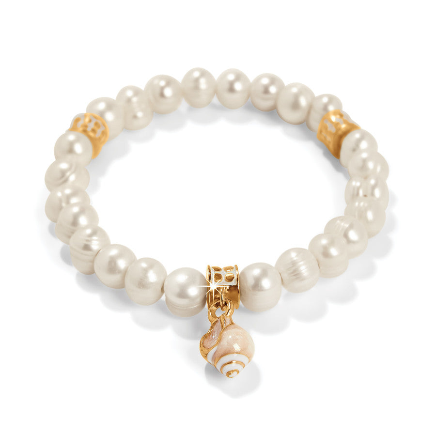 Sunset Cove Poli Pearl Stretch Bracelet gold-pearl 2